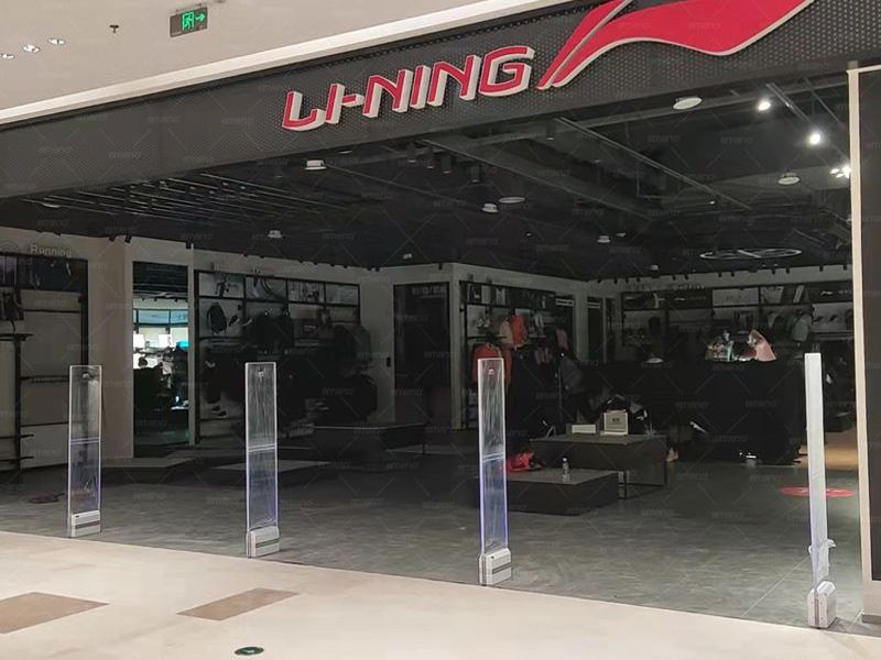 Toko merek Li Ning memasang perangkat anti maling magnetik akustik kubik AM9800